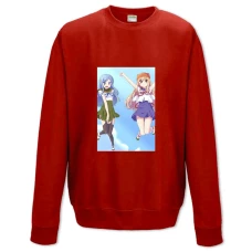 Sweatshort with Print My Two-Faced Little Sister Umary And Tachibana - XS  red