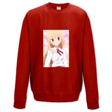 Sweatshort with Print My Two-Faced Little Sister Beautiful Umaru - XS  red