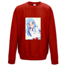Sweatshort with Print My Two-Faced Little Sister Sylphynford Tachibana Hero - XS  red