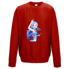 Sweatshort with Print My Two-Faced Little Sister Hero Sylphynford Tachibana - XS  red