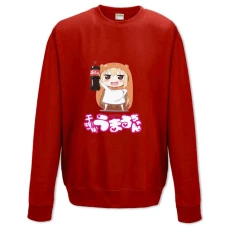 Sweatshort with Print My Two-Faced Little Sister Umaru Logo - XS  red