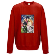 Sweatshort with Print Owari No Seraph Main Theme - XS  red