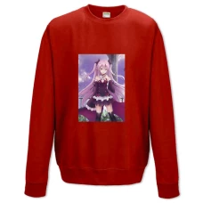 Sweatshort with Print Owari No Seraph Krul Tepes Hero - XS  red