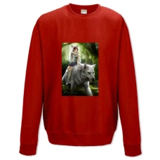 Sweatshort with Print Mononoke-Hime Main Theme - XS  red