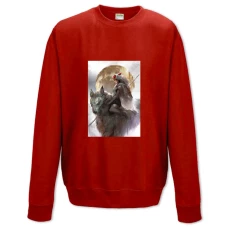 Sweatshort with Print Mononoke-Hime Hero Girl - XS  red