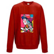Sweatshort with Print Mononoke-Hime Art Edition Print - XS  red