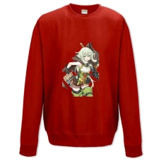 Sweatshort with Print Goblin Slayer Girl - XS  red