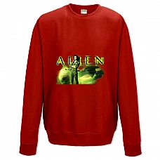 Sweatshort with Print Alien Green Logo - XS  red