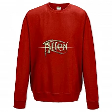 Sweatshort with Print Alien Scelet Logo - XS  red