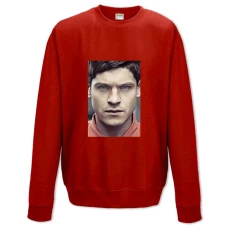 Sweatshort with Print Misfits Simon Bellamy - XS  red
