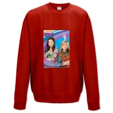 Sweatshort with Print Icarly Friends - XS  red