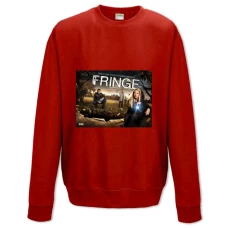 Sweatshort with Print Fringe Theme Print - XS  red