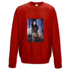 Sweatshort with Print Once Upon A Time Print - XS  red