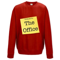 Sweatshort with Print Office Logo - XS  red