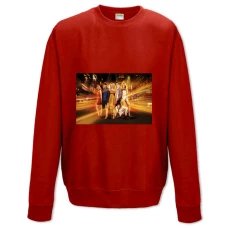 Sweatshort with Print Gossip Girl Main Heroes Print - XS  red