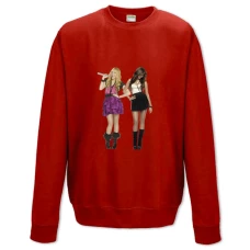 Sweatshort with Print Hannah Montana Theme - XS  red