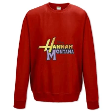 Sweatshort with Print Hannah Montana Logo - XS  red