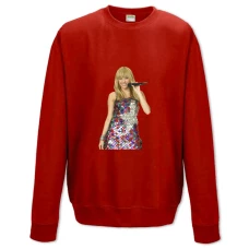 Sweatshort with Print Hannah Montana Singing Girl - XS  red