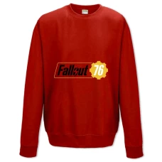 Sweatshort with Print Fallout 76 Logo - XS  red