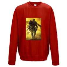 Sweatshort with Print Fallout Creature - XS  red