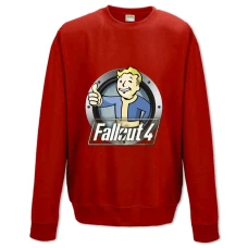 Sweatshort with Print Fallout 4 Main Theme - XS  red