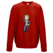 Sweatshort with Print Fallout Hero - XS  red