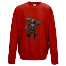 Sweatshort with Print God Of War Creature - XS  red