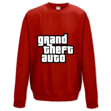 Sweatshort with Print GTA Logo - XS  red