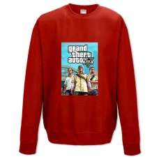Sweatshort with Print GTA Heroes - XS  red