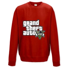 Sweatshort with Print GTA V Logo - XS  red