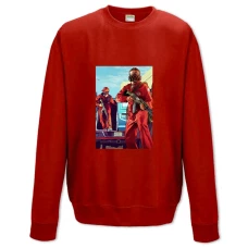 Sweatshort with Print GTA Heroes In Red - XS  red
