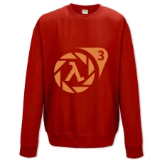 Sweatshort with Print Half-Life 3 Logo Version - XS  red