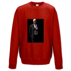 Sweatshort with Print Hitman Hero Theme - XS  red