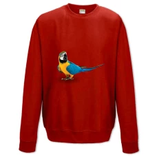 Sweatshort with Print Pablue And Yellow Bird Sits - XS  red