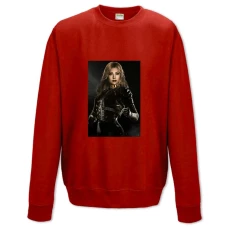 Sweatshort with Print Injustice Black Canary - XS  red