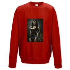 Sweatshort with Print Injustice Wonder Woman - XS  red