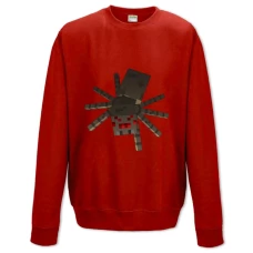 Sweatshort with Print Minecraft Spider - XS  red