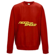 Sweatshort with Print NFS Yellow Logo - XS  red