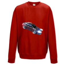 Sweatshort with Print NFS Car - XS  red