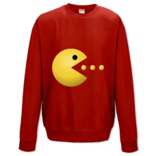 Sweatshort with Print Pac-Man Yellow Hero Print - XS  red