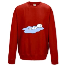Sweatshort with Print Internet Memes Sadness - XS  red