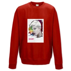 Sweatshort with Print Halsey 2 - XS  red