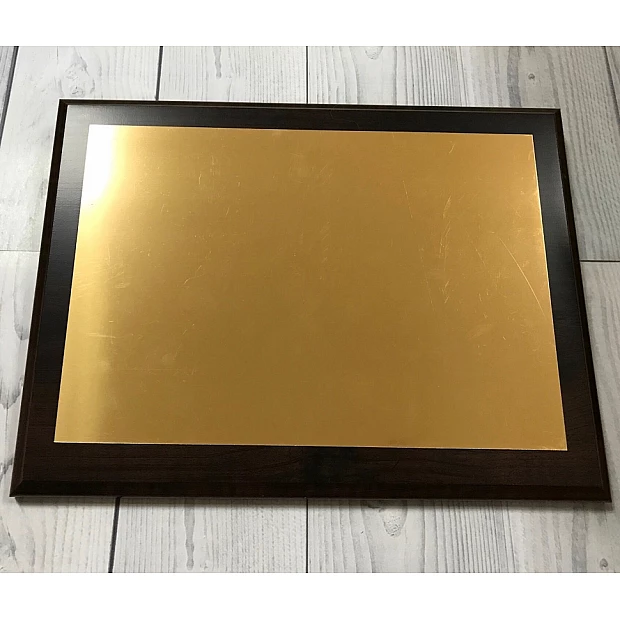 Diplomas on metal