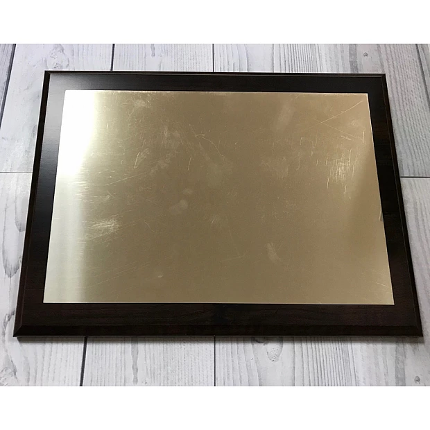 Diplomas on metal