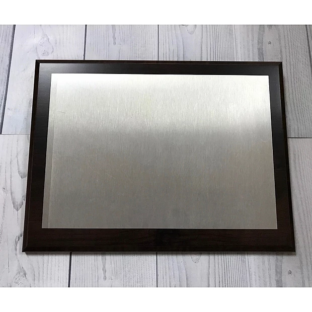 Diplomas on metal