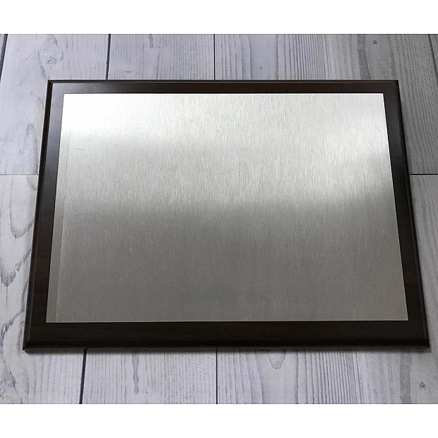 Diplomas on metal