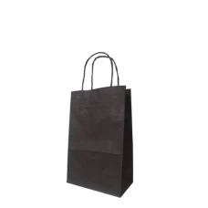 Package Kraft black 150х240х90mm, twisted handle