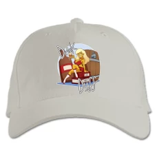 Baseball cap with Print The Simpsons Drink Duff - white