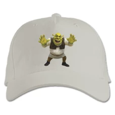 Baseball cap with Print Shrek Main Hero - white