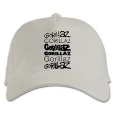 Baseball cap with Print The Gorillaz 2 - white